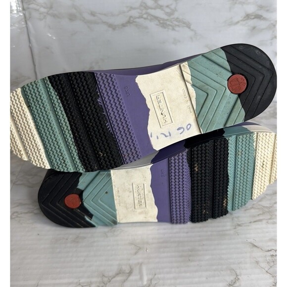 Hunter Black Boots with Purple and Teal Accents - Picture 7 of 9